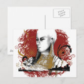 Leah Maasai Woman Briefkaart (Voorkant / Achterkant)