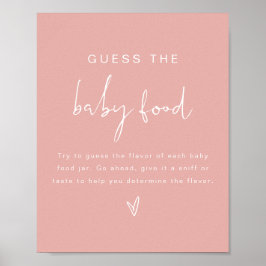 LEAH Pastel raad het Baby Baby shower Poster