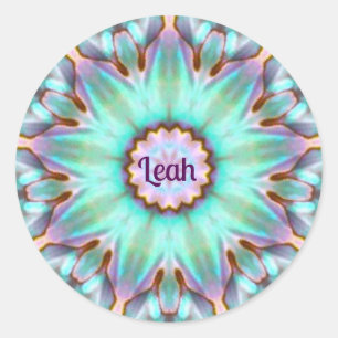 LEAH ~ Personalized Paua Shell Sticker ~