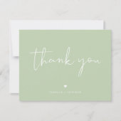 LEAH Vibrant Pastel Foto bedankt Kaart (Voorkant)