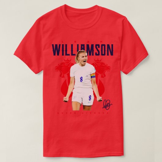 Leah Williamson T-shirt (Design voorkant)