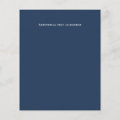 LeahG BEGROTING sparen de Datum Blauwe Floral Wate (Achterkant)