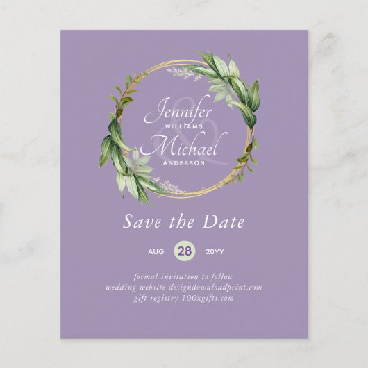 LeahG BEGROTING sparen de Datum Greenery Mutn (Voorkant)