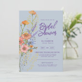 LeahG Boho Floral Spring Summer Flower Show Kaart (Staand voorkant)