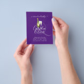 LeahG BUDGET Bruiloftsontbijt Bruisende Bruidsmeis Flyer (Hand)