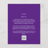 LeahG BUDGET Bruiloftsontbijt Bruisende Bruidsmeis Flyer (Achterkant)