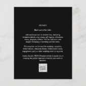 LeahG BUDGET Brunch Bubbel Bruids-shower Trouwfees Flyer (Achterkant)