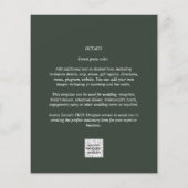 LeahG BUDGET Brunch Bubble Vrijgezellenfeest Weddi Flyer (Achterkant)