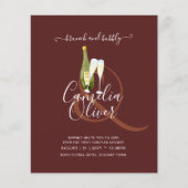 LeahG BUDGET Brunch Bubble Vrijgezellenfeest Weddi Flyer (Voorkant)