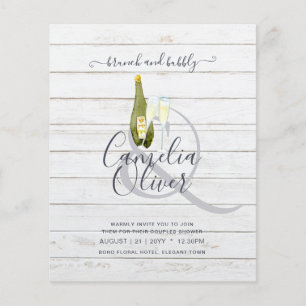 LeahG BUDGET Brunch Bubble Vrijgezellenfeest Weddi Flyer