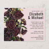 LeahG BUDGET Donkere PLUM Rozen bruiloft (Voorkant)