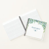LeahG BUDGET Eucalyptus Greenery Wedding Guestbook Notitieboek (Binnen)