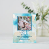 LeahG BUDGET FOTO Bespaar Data Abstracte Waterverf (Staand voorkant)