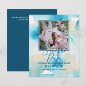 LeahG BUDGET FOTO bewaart data Abstracte Waterverv (Voorkant / Achterkant)