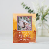 LeahG BUDGET FOTO Save Dates Waterverf (Staand voorkant)