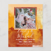 LeahG BUDGET FOTO Save Dates Waterverf (Voorkant)