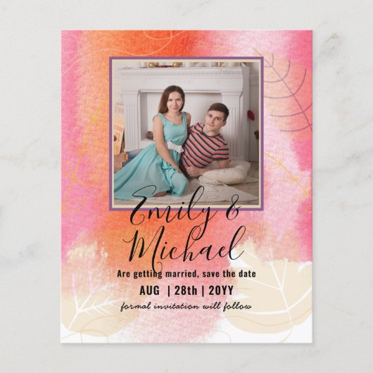 LeahG Budget FOTO Sla datum op Abstract met fruiti (Voorkant)