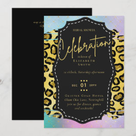 LeahG Budget Glam Chic Vrijgezellenfeest Unicorn G Kaart