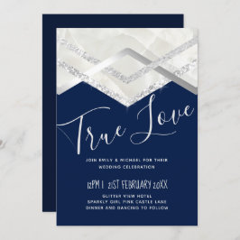 LeahG Budget Navy Silver Deco Wedding