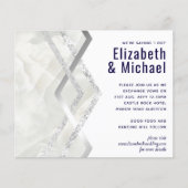 LeahG Budget Navy Silver Deco Wedding (Voorkant)