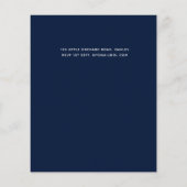 LeahG Budget Navy Silver Deco Wedding (Achterkant)