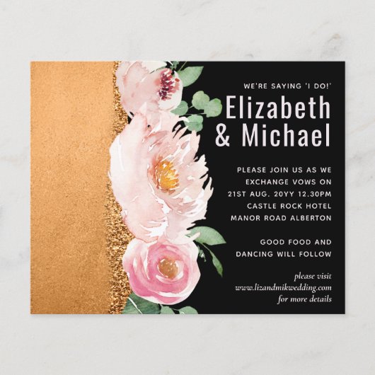 LeahG Budget Roos Glamor Girly Wedding (Voorkant)