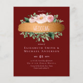 LeahG Budget Roos Glamor Girly Wedding (Voorkant)