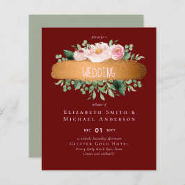 LeahG Budget Roos Glamor Girly Wedding