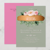 LeahG Budget Roos Glamour Meisjesachtig Trouwdag (Voorkant / Achterkant)