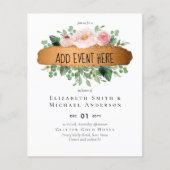 LeahG Budget Roos Gold Glam Wedding (Voorkant)