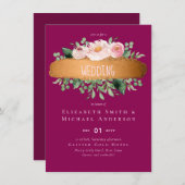 LeahG Budget Roze Gouden Glam Bruiloft (Voorkant / Achterkant)