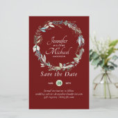 LeahG BUDGET Save Dates Lavender Wreater (Staand voorkant)