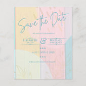 LeahG BUDGET Save The Date Zomer Pastels (Voorkant)