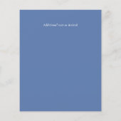 LeahG BUDGET Snowy Mountain Wedding Invite (Achterkant)