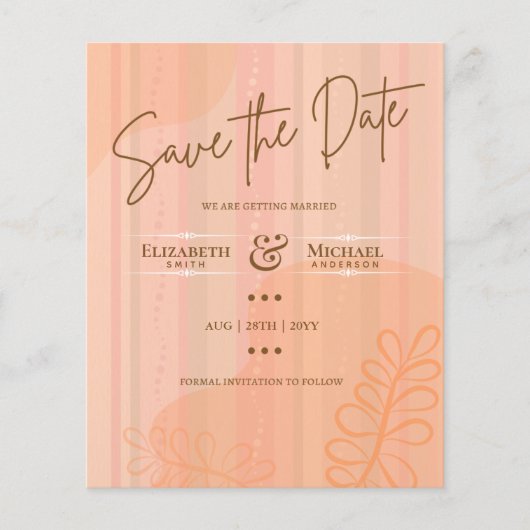 LeahG BUDGET sparen de Datum Abstracte Inammon (Voorkant)