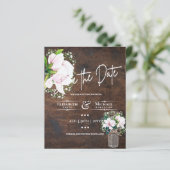 LeahG BUDGET sparen de Datum Roze Magnolias (Staand voorkant)