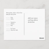 LeahG BUDGET Sterrennacht Trouw-RSVD Briefkaart (Achterkant)