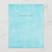 LeahG BUDGET Trouw Ocean Blauw Waterverf (Achterkant)