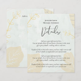 LeahG Budget Wedding Gold Grey Fall Leaves