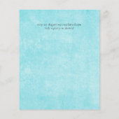 LeahG BUDGET Wedding Ocean Blue Waterverf (Achterkant)