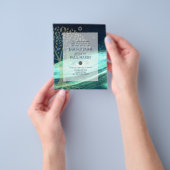 LeahG Elegant Chic Bar Mitzvah Joodse Torah Chic Flyer (Hand)