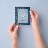 LeahG Elegant Chique Bar Mitzvah Joods Torah Chiqu Flyer (Hand)