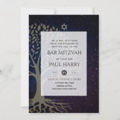 LeahG Elegante Chique Bar Mitzvah Joods Torah Chiq Kaart (Voorkant)