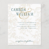 LeahG Emerald Green Gold Botanical Wedding (Voorkant)