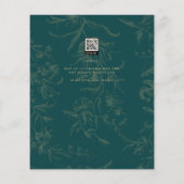 LeahG Emerald Green Gold  Botanical Wedding (Achterkant)