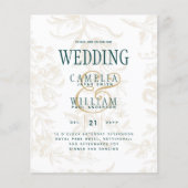 LeahG Emerald Green Gold  Botanical Wedding (Voorkant)