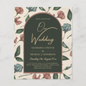 LeahG Emerald Green Terracotta Gold FALL Wedding (Voorkant)
