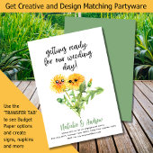 LeahG Funny Leuke Zomer Vrijgezellenfeest Paardebl Kaart