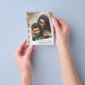 LeahG Glitter Drips Foto Overlay Trouw Uitnodiging Flyer (Hand)