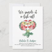 LeahG Grappige Lieve Zomer Bruidsdouche Vissen Kaart (Voorkant)